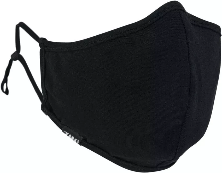 Zan Headgear Adjustable Face Mask Black ZHFMA114