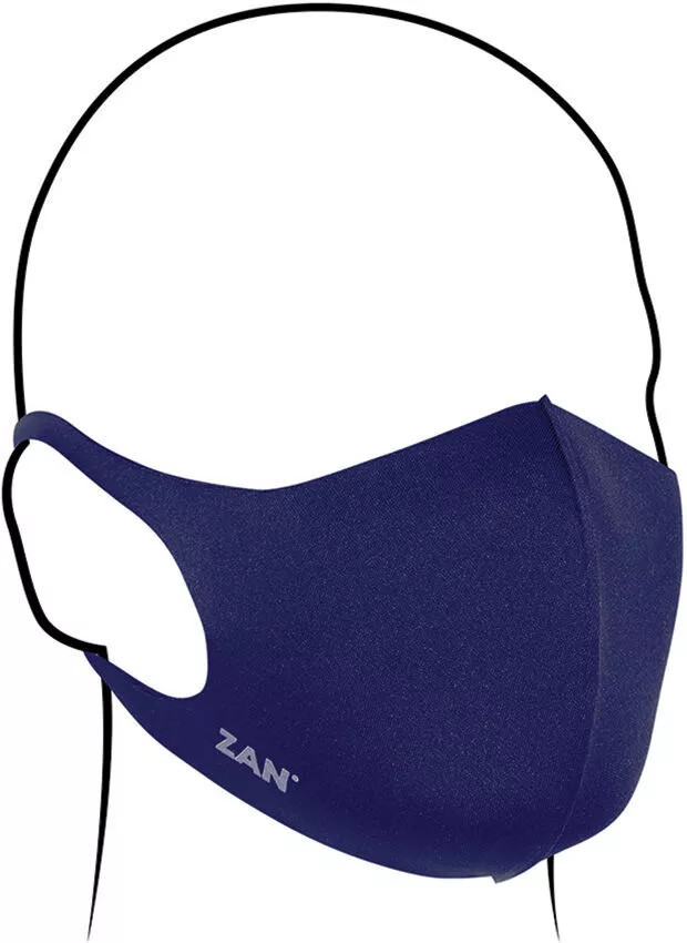 Zan Headgear Face Mask Navy Blue ZHFMLW284