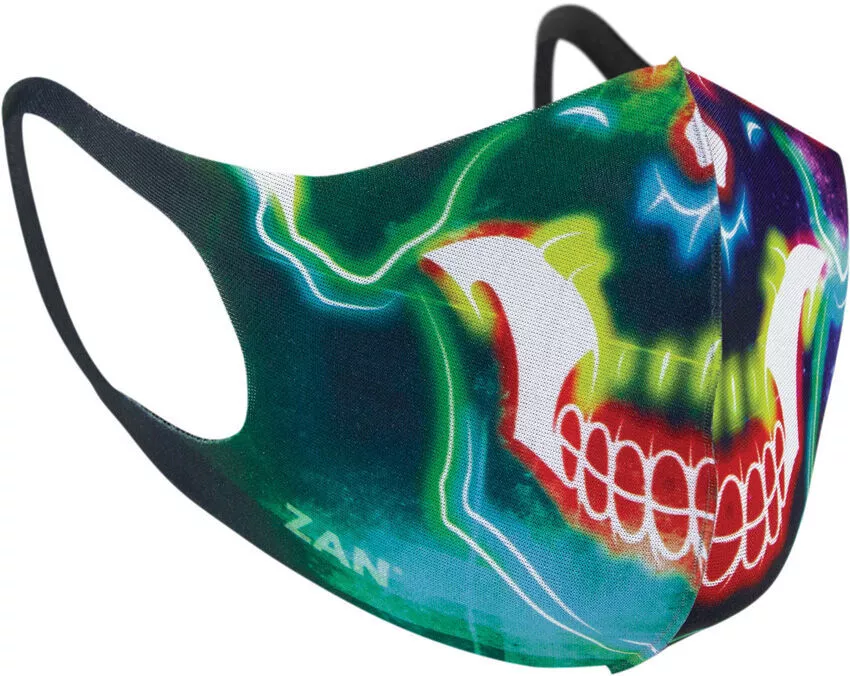Zan Headgear Face Mask Two Pack Skull ZHFMLW098