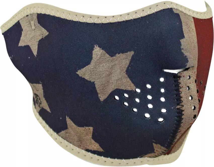Zan Headgear Half Face Mask Patriot ZHWNFM408H
