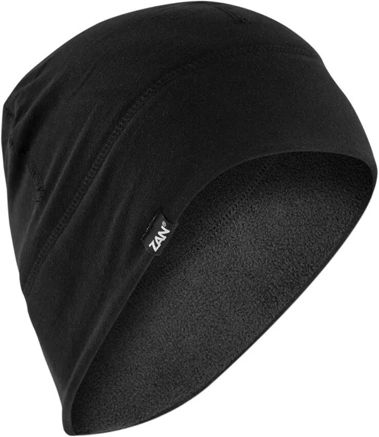 Zan Headgear Sport Helmet Liner/Beanie Blk ZHWHLF114