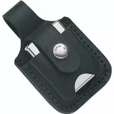 Zippo 17012 Black Leather Lighter Carrying Pouch