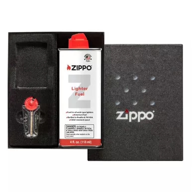Zippo Regular Gift Kit with Fuel and Flint